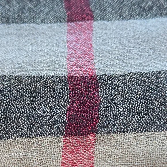 Burberry Wool Lightweight Vintage Classic Check - Picture 10 of 11